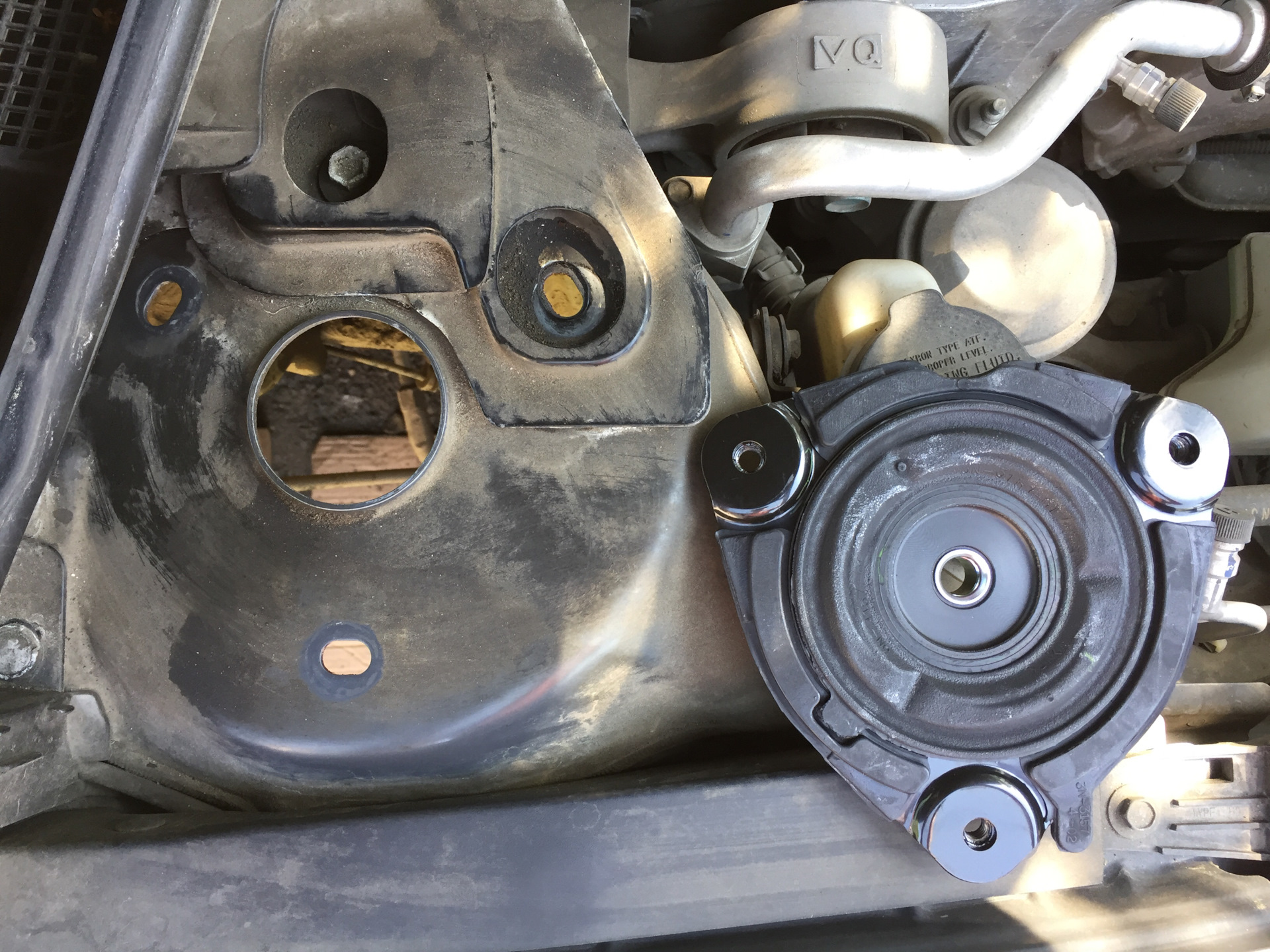 Замена опорных подшипников — Nissan Teana (J32), 2,5 л, 2008 года ...