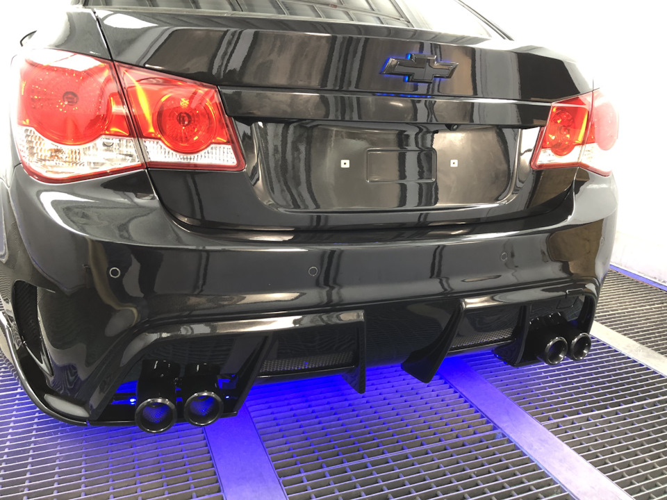 54. ЭКСКЛЮЗИВ. Подсветка днища синим неоном — Chevrolet Cruze (1G), 1,8 ...