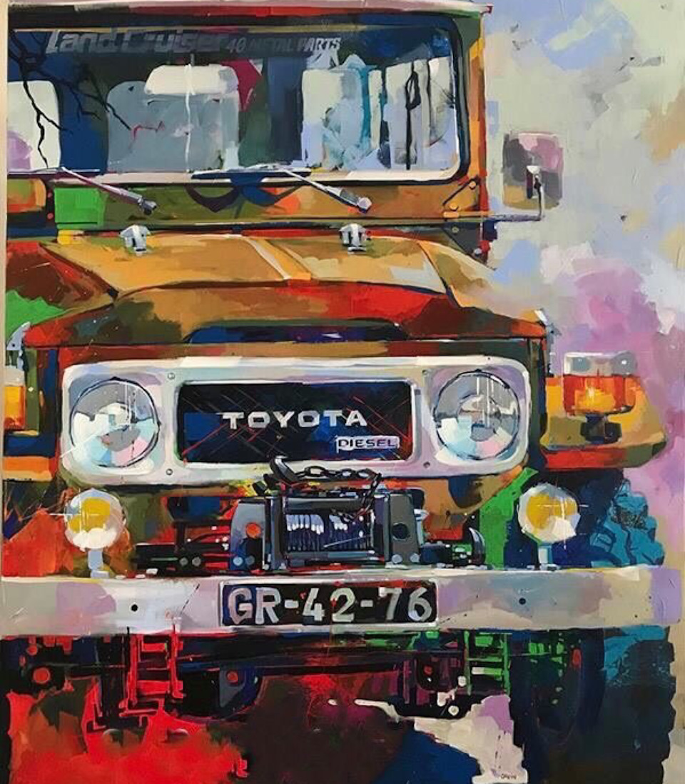 Снова швейцарский художник — Toyota Land Cruiser 40