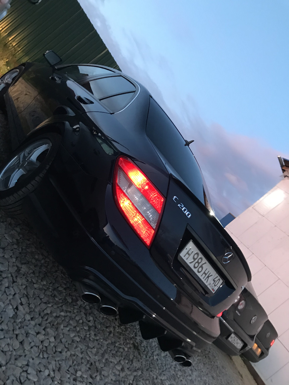 Долой аквариум, тонировка задней полусферы — Mercedes-Benz C-class ...