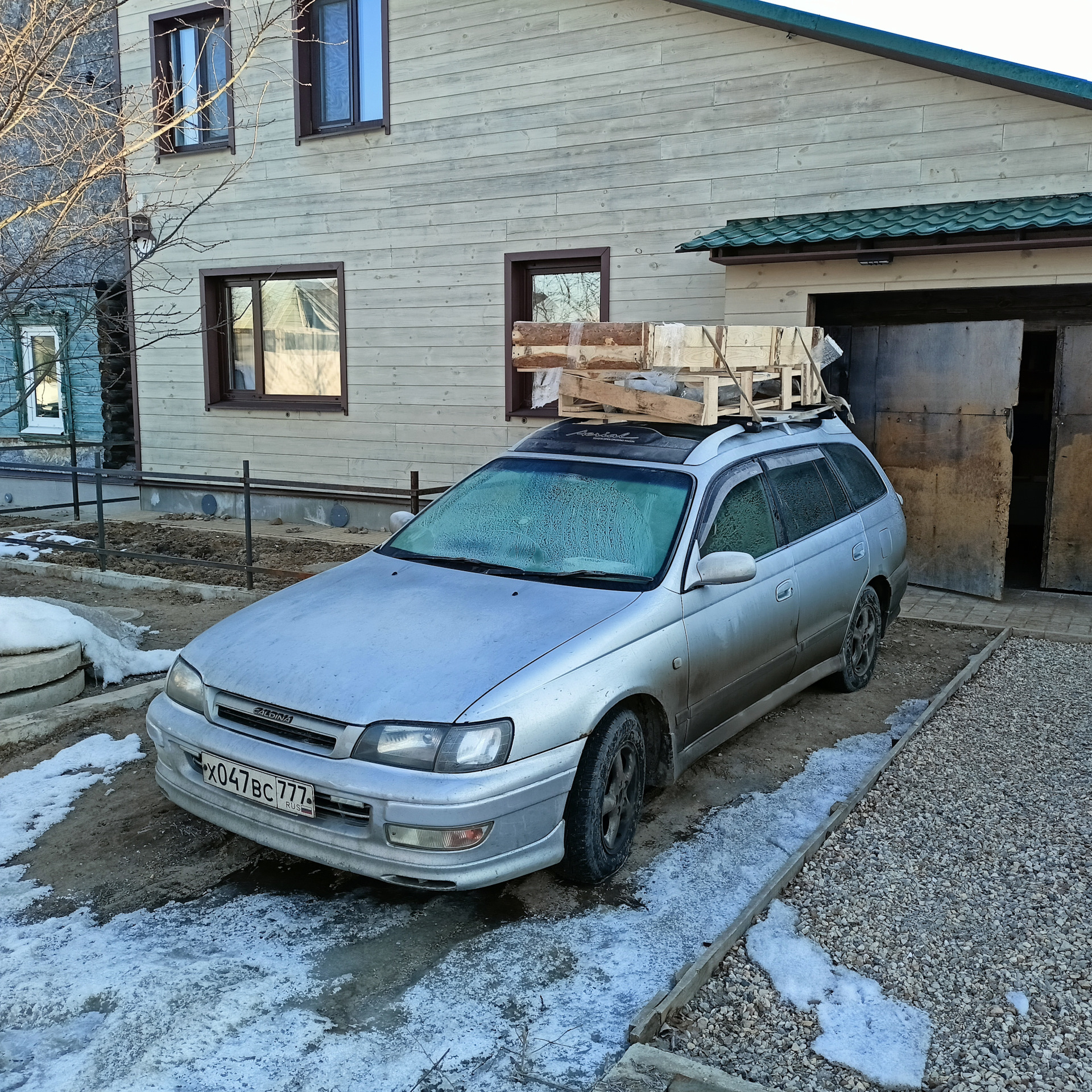 профилактика передней части автомобиля — Toyota Caldina (190), 2 л, 1996  года | кузовной ремонт | DRIVE2