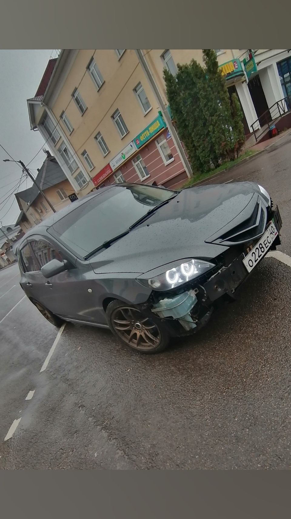 Курение вредит не только здоровью 😅 — Mazda 3 (1G) BK, 1,6 л, 2008 года |  кузовной ремонт | DRIVE2