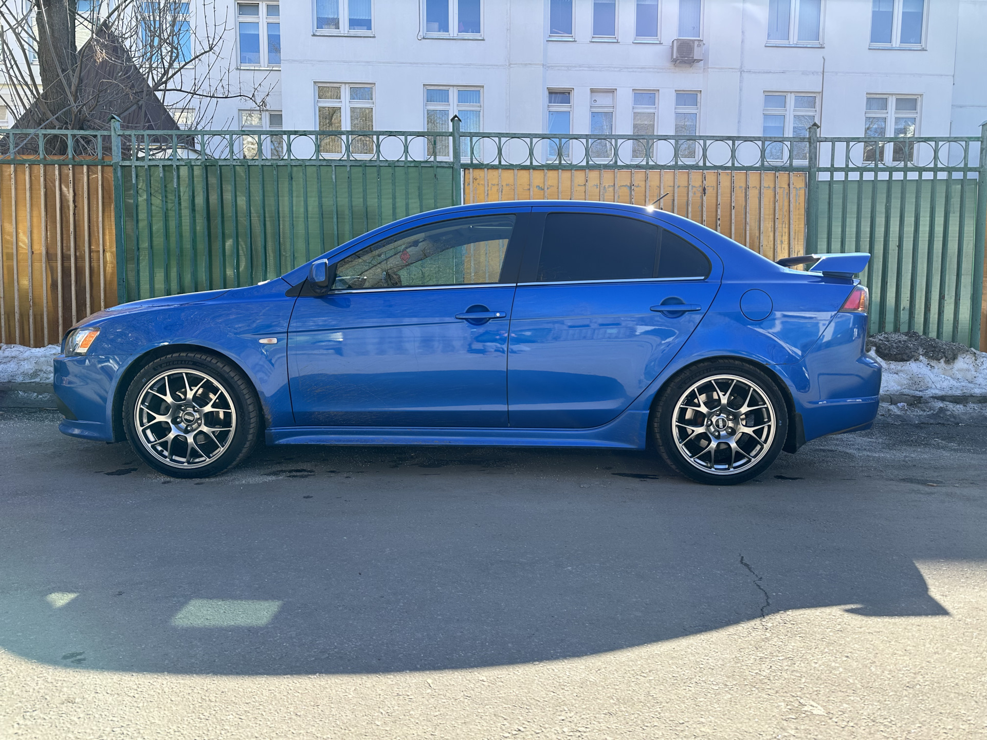 Енкей отправляем греться😀 — Mitsubishi Lancer X, 2 л, 2008 года | колёсные  диски | DRIVE2