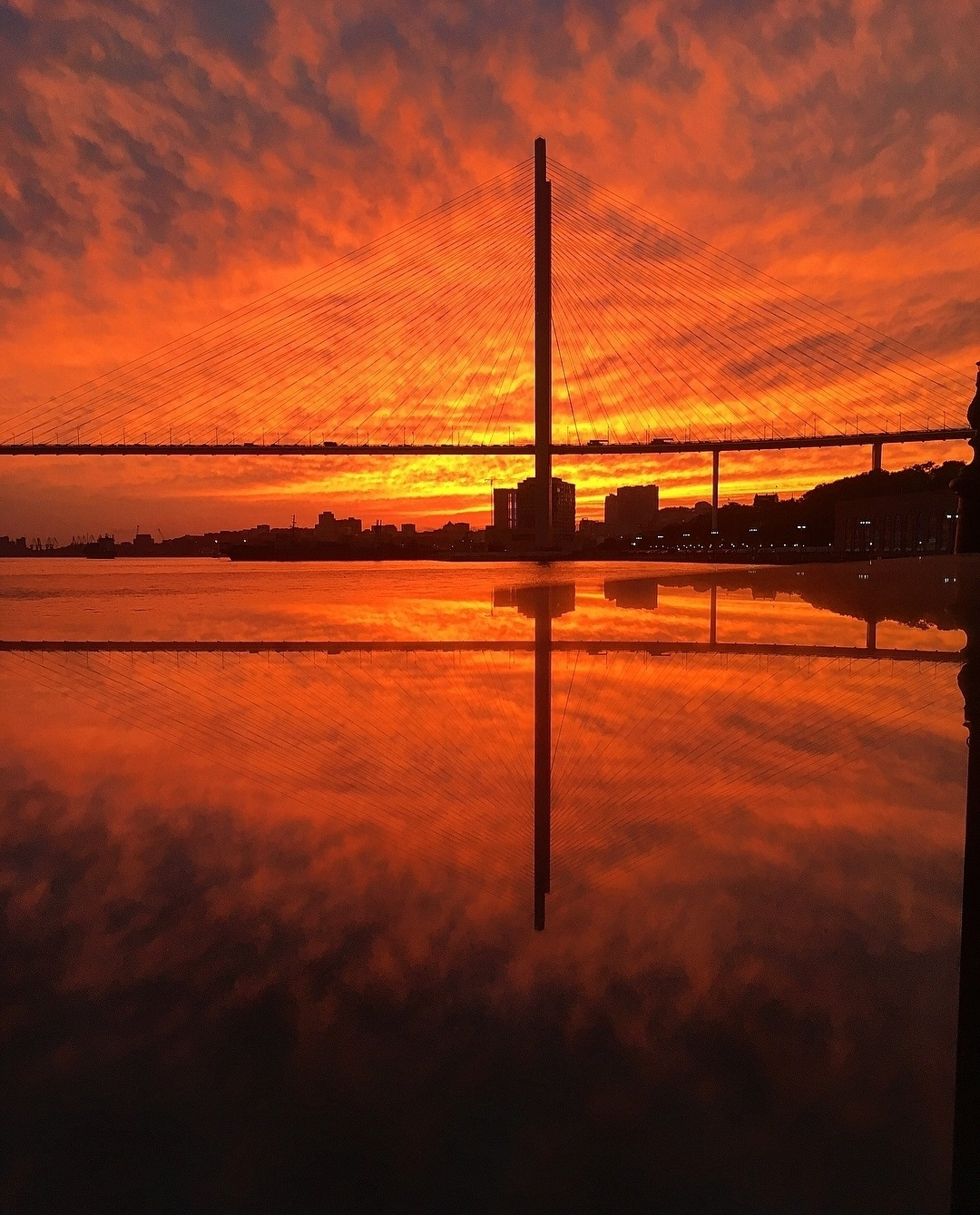 владивосток закат на море