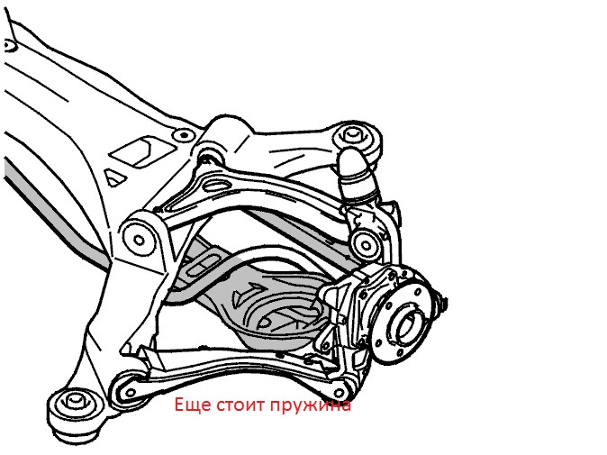 Задняя подвеска вольво с 80 схема