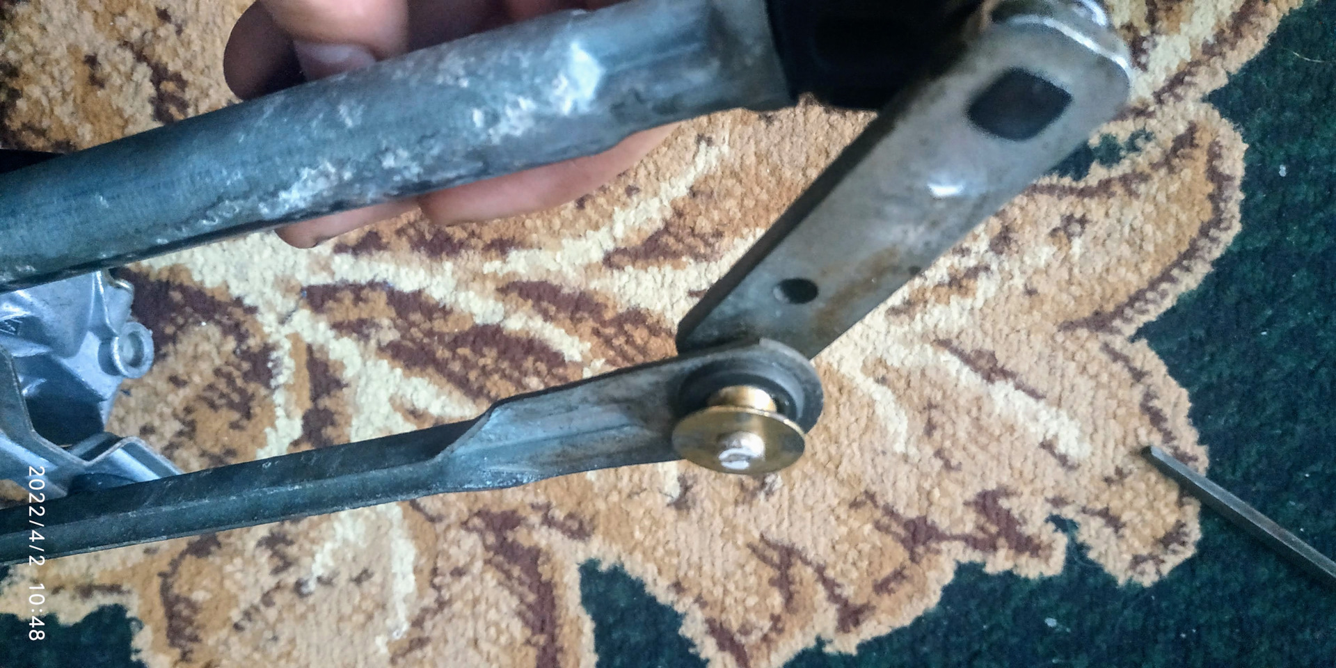 Замена щеток моторчика стеклоочистителя. — FIAT Stilo, 1,6 л, 2004 года ...