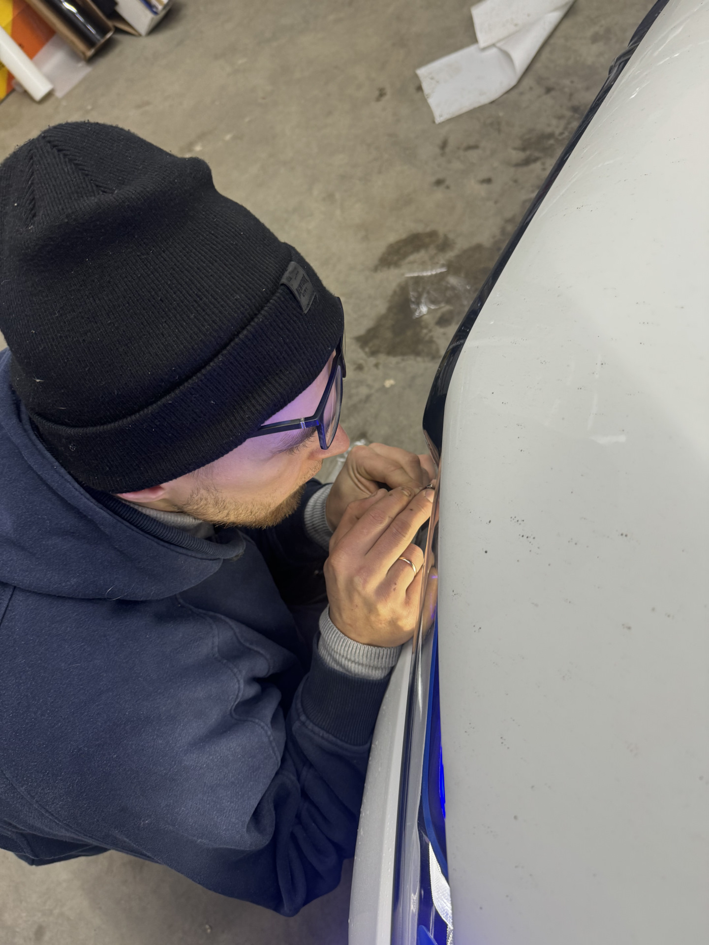 Бронь пленка на фары. — BMW 5 series (G30), 2 л, 2019 года | другое ...