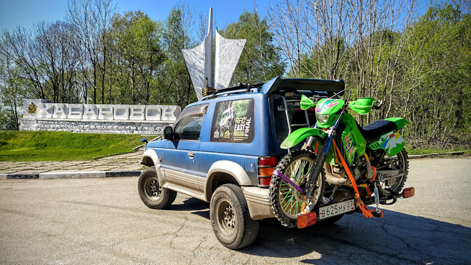 Мотохвост на Pajero 2 — Mitsubishi Pajero (2G), 2,5 л, 1993 года ...
