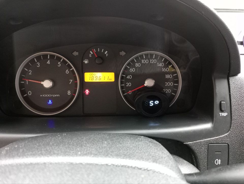 Указатель температуры двигателя — Hyundai Getz, 1,4 л, 2010 года ...