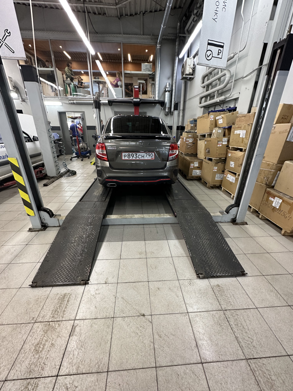 Визит к ОД. Подготовка к поездке — Lada Гранта Drive Active, 1,6 л ...