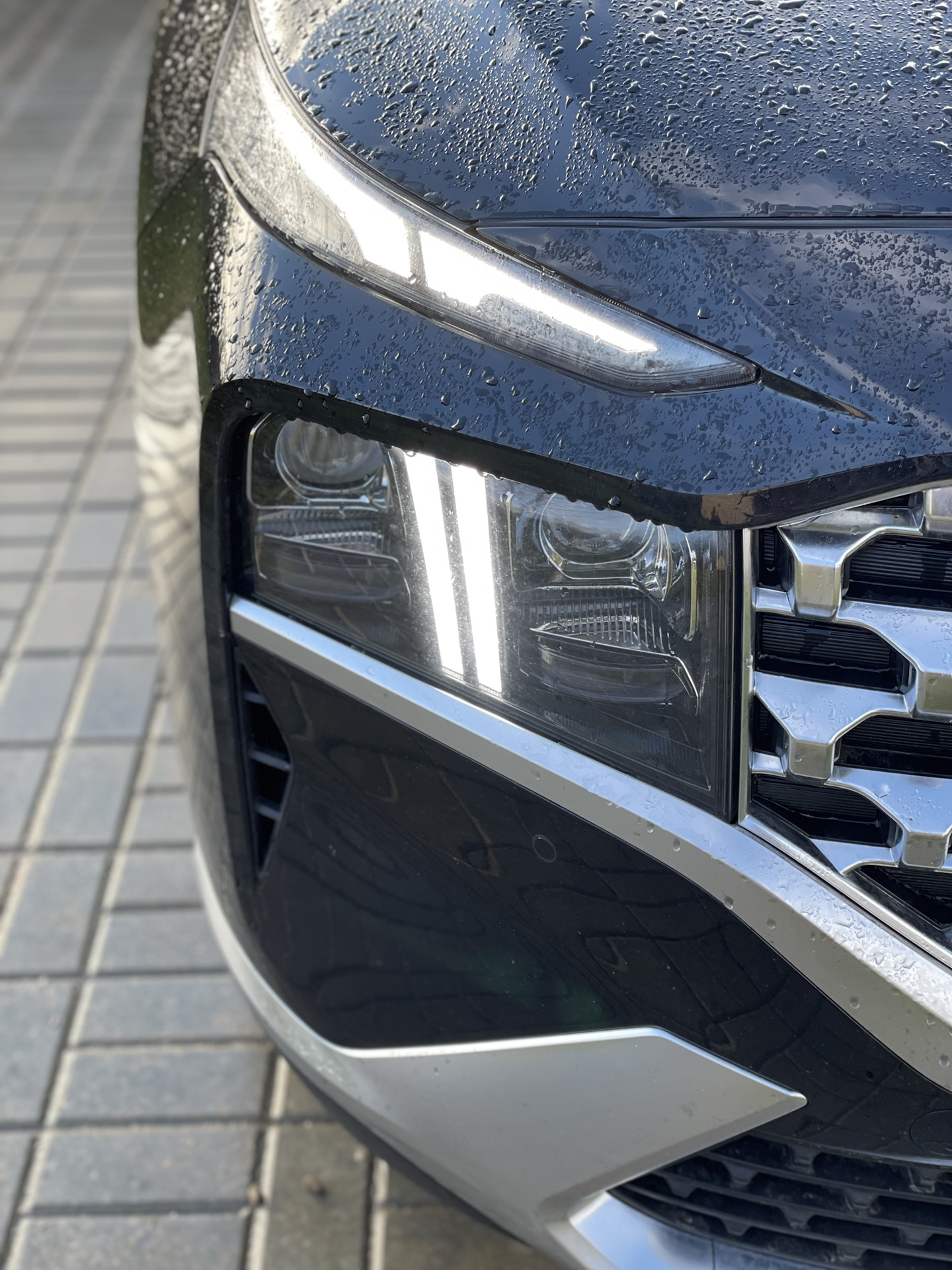 Оптика на авто — Hyundai Santa Fe (4G), 2,2 л, 2021 года | фотография ...