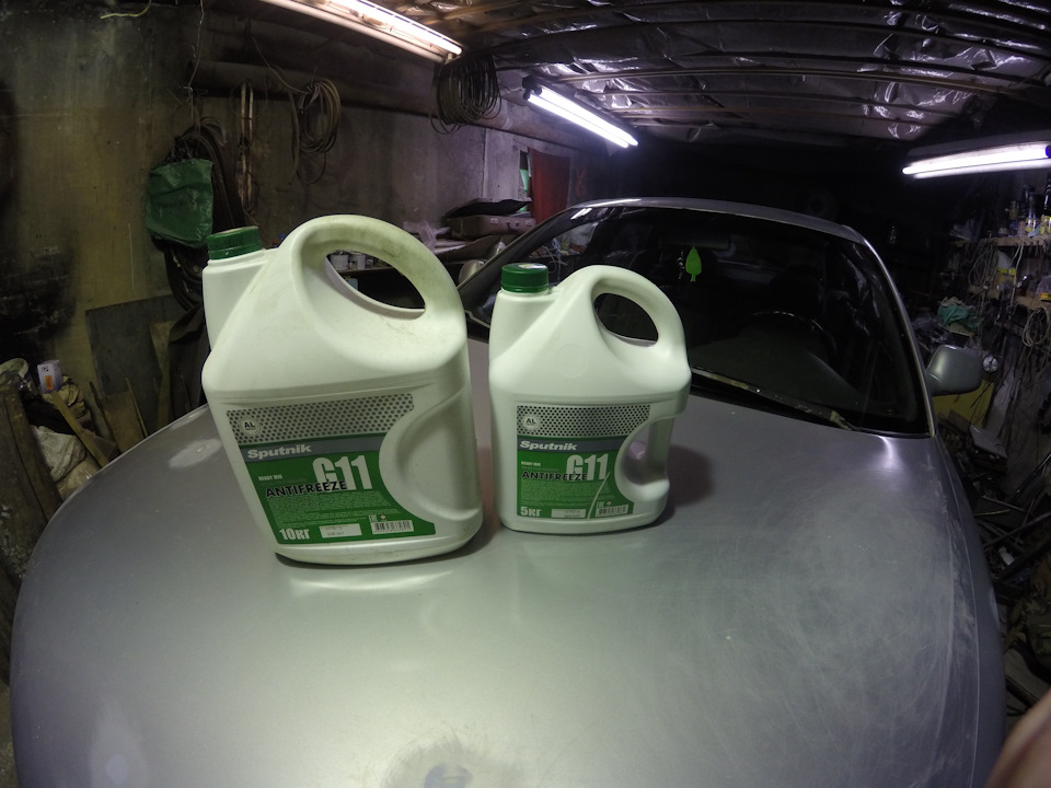 Замена термостата и антифриза. Подготовка к зиме №1. Mazda 626 GE ...