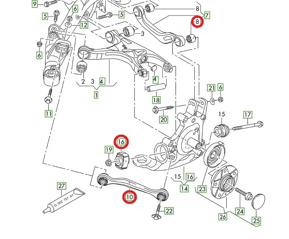 Ремонт подвески. 200к пробега — Audi A4 (B8), 1,8 л, 2009 года | своими ...