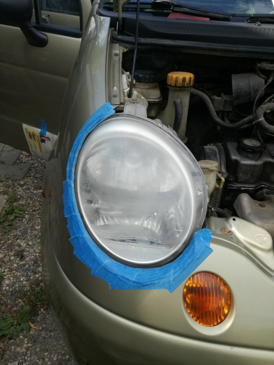 Как снять стекло с фары матизы Полировка фар - Daewoo Matiz (M100, M150), 0,8 л, 2006 года своими руками DRIVE2