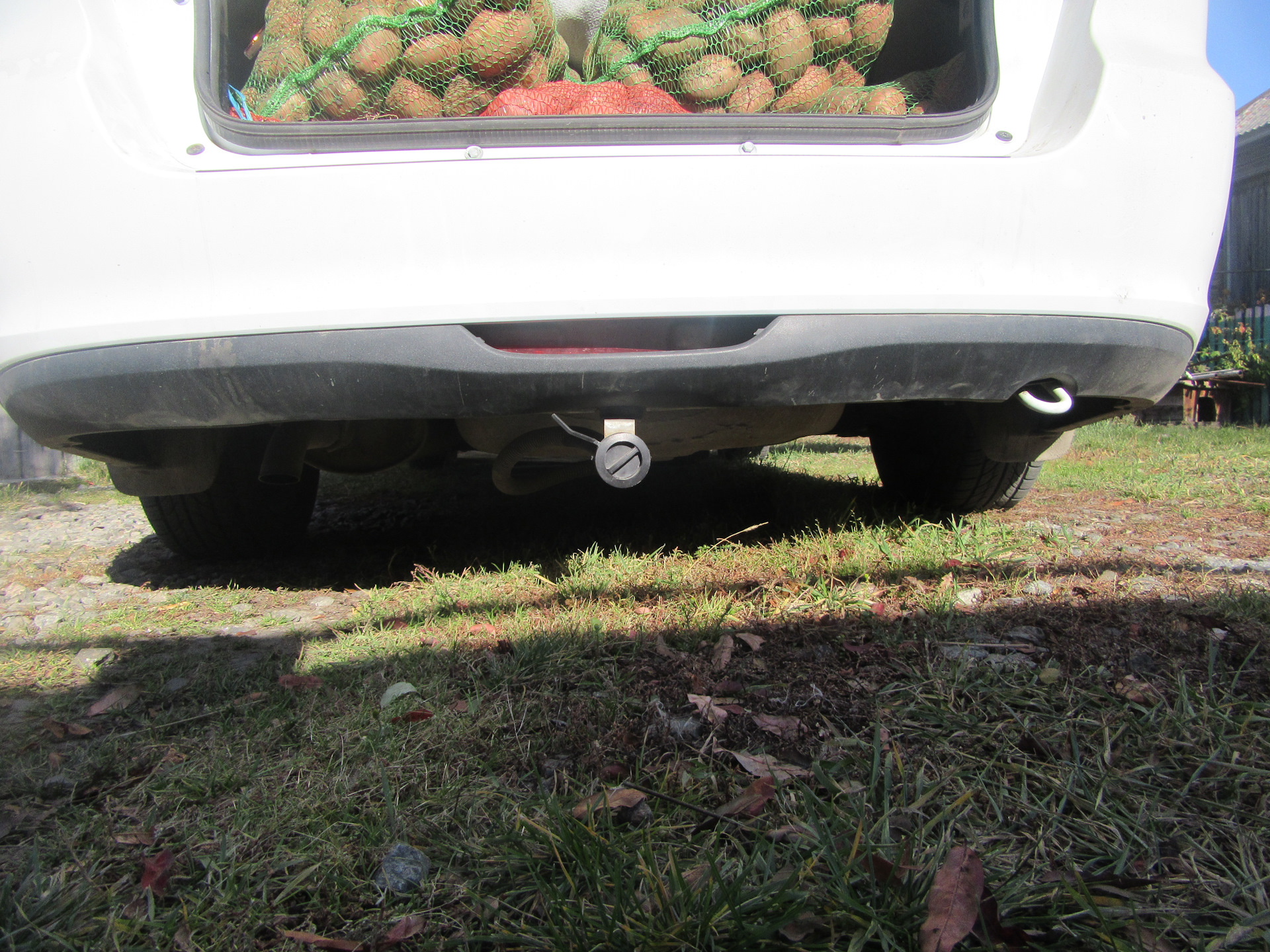 Грузоподъемность гранты. 48 вёдер картошки. Тяжело, но можно, если ...