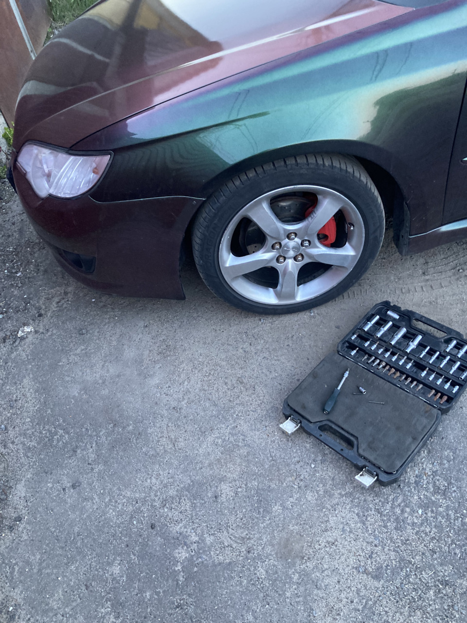 Масло в антифризе — Subaru Legacy (BL/BP), 2,5 л, 2008 года ...