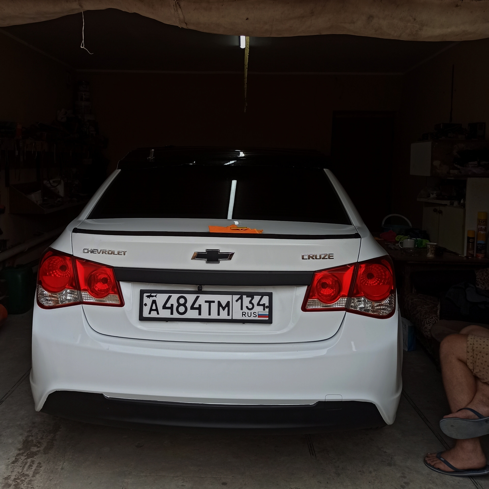 Лип спойлер "Samurai" — Chevrolet Cruze (1G), 1,8 л, 2013 года ...