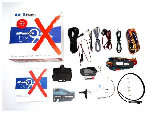 Автосигнализация Pandora DX-9X — Hyundai Elantra (6G), 2 л, 2017 года ...