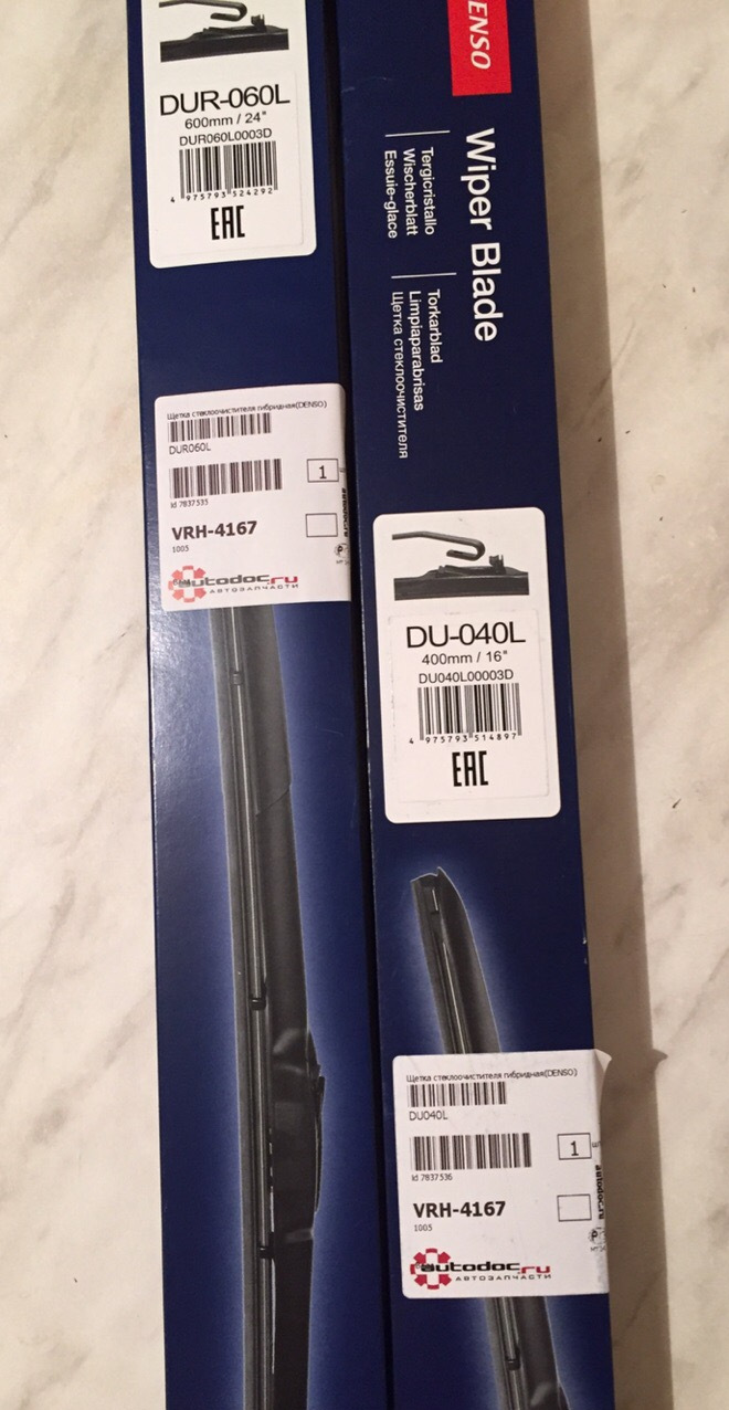 #8 Новые дворники Denso Wiper Blade — Volkswagen Polo Sedan, 1,6 л ...