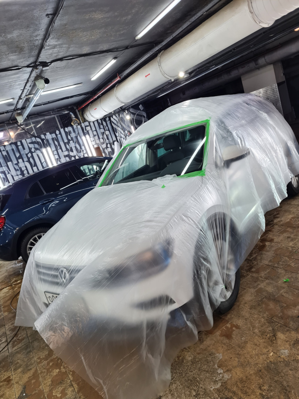 Шлифовка лобового стекла — Volkswagen Tiguan (2G), 2 л, 2019 года ...