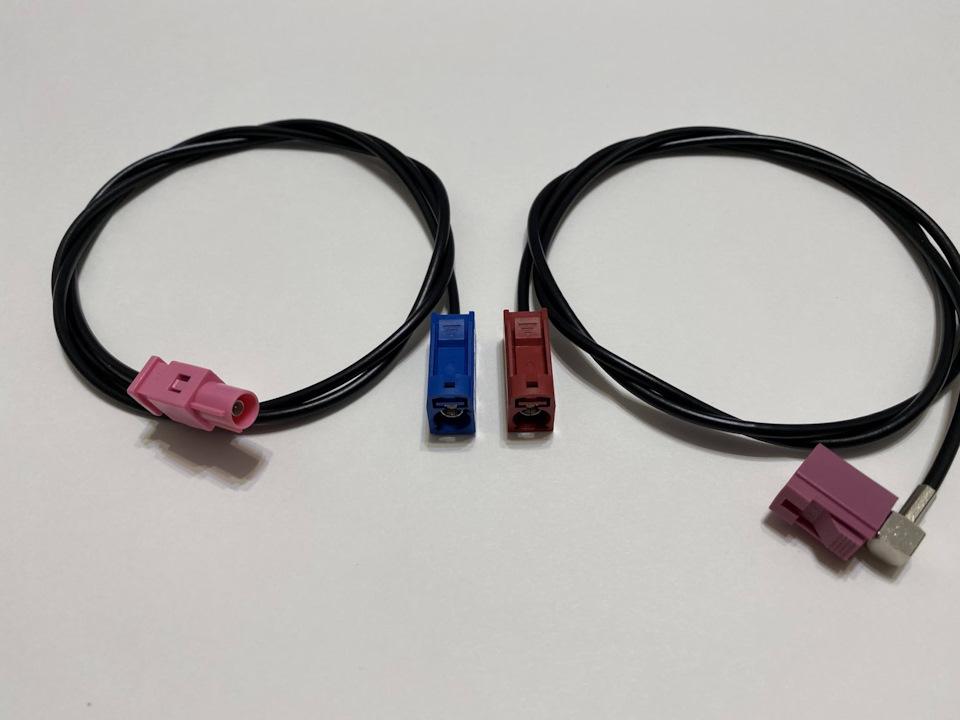 Два кабеля подключения/транзита антенны GPS — Lada Vesta SW Cross (1G)