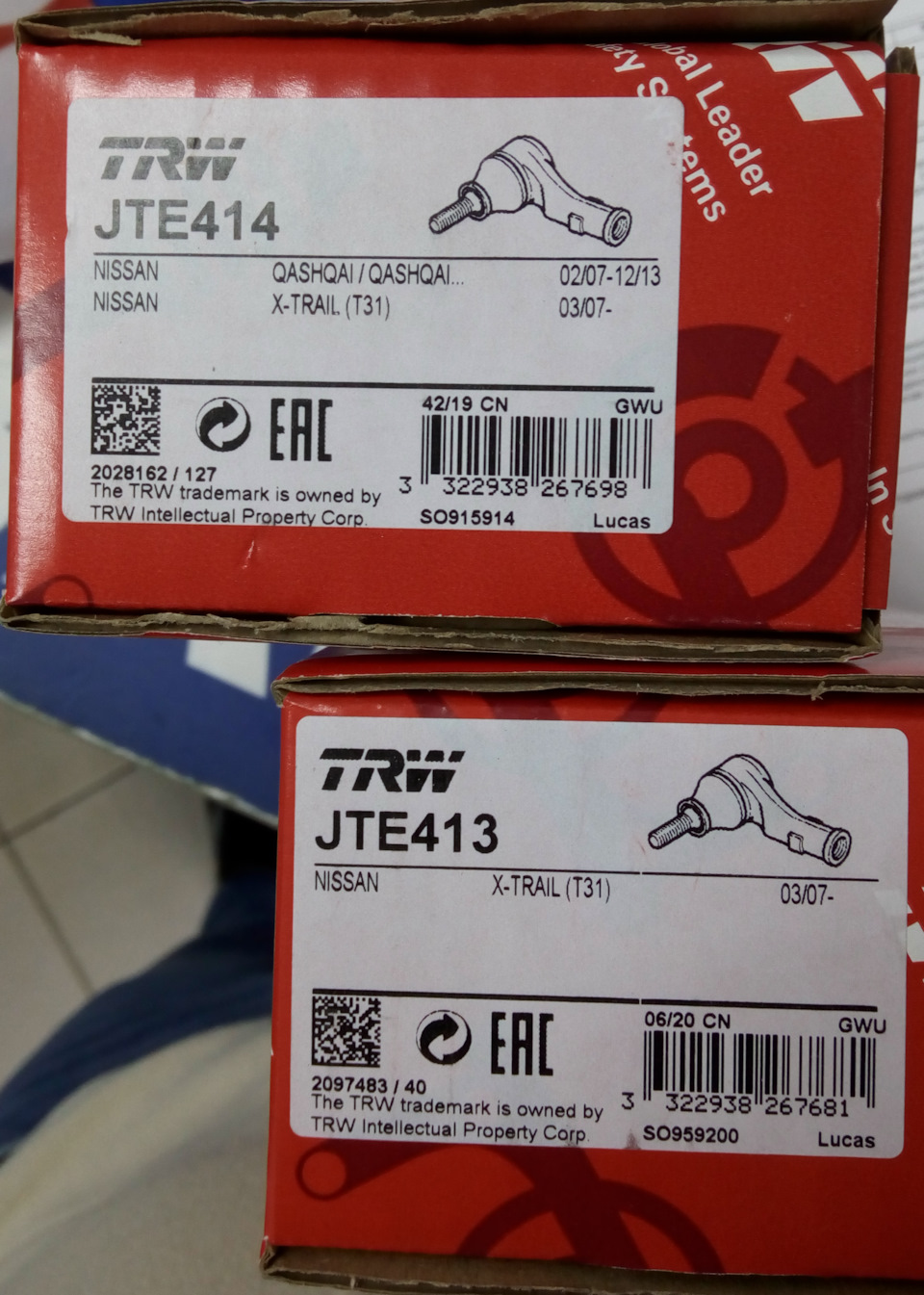 Litera U W 10 Pozycji Vinu Nissan Qashga - Desky