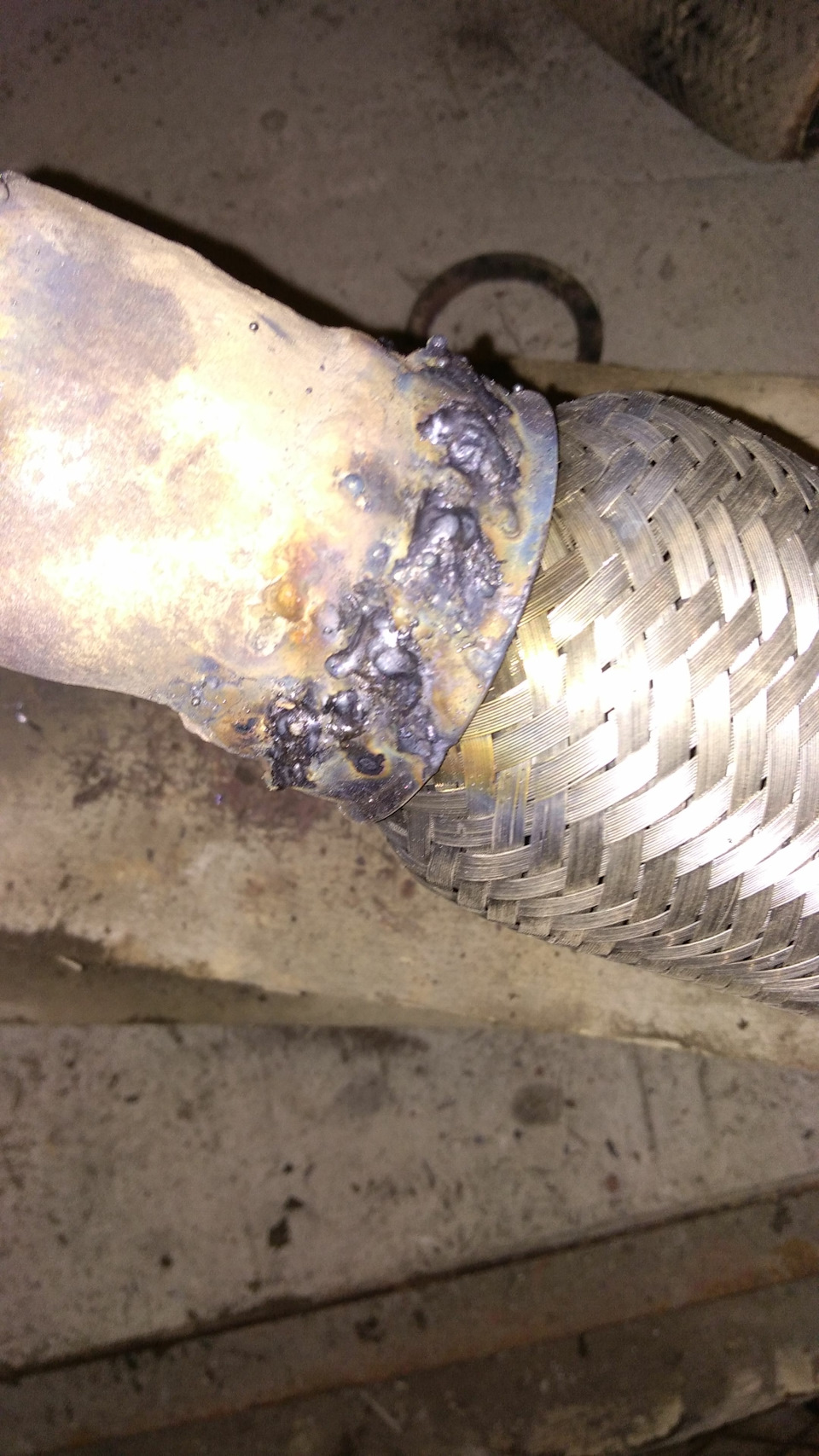 Замена гофры на глушителе 4g93 RVR — Mitsubishi RVR (2G), 1,8 л, 1998 ...