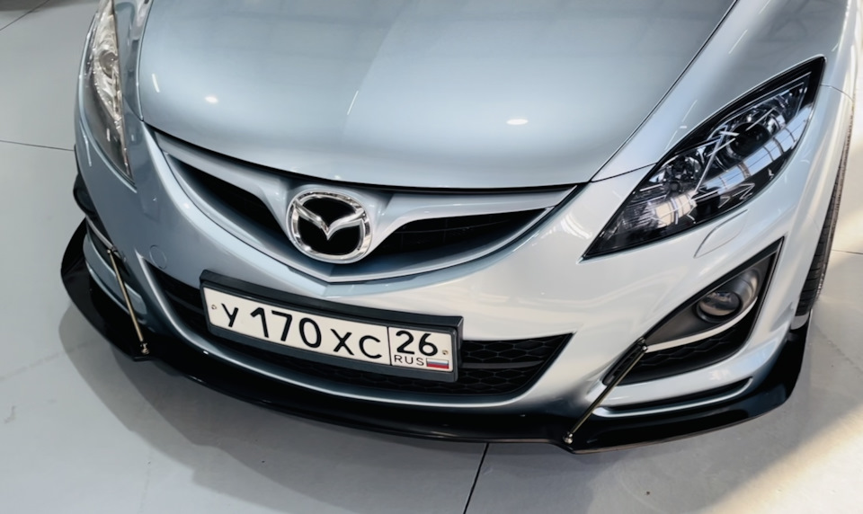 Сплиттер передний на Mazda 6 (2G) GH. Б/у | 15 000 ₽ в городе ...