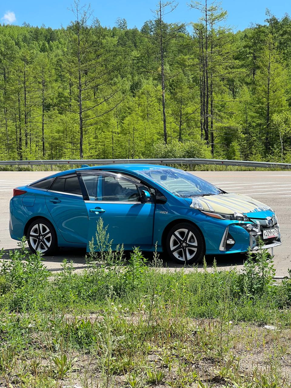 Перегон автомобиля из Владивостока в Самару 8400 км. 2 часть — Toyota Prius  Plug-in Hybrid (2G), 1,8 л, 2017 года | путешествие | DRIVE2