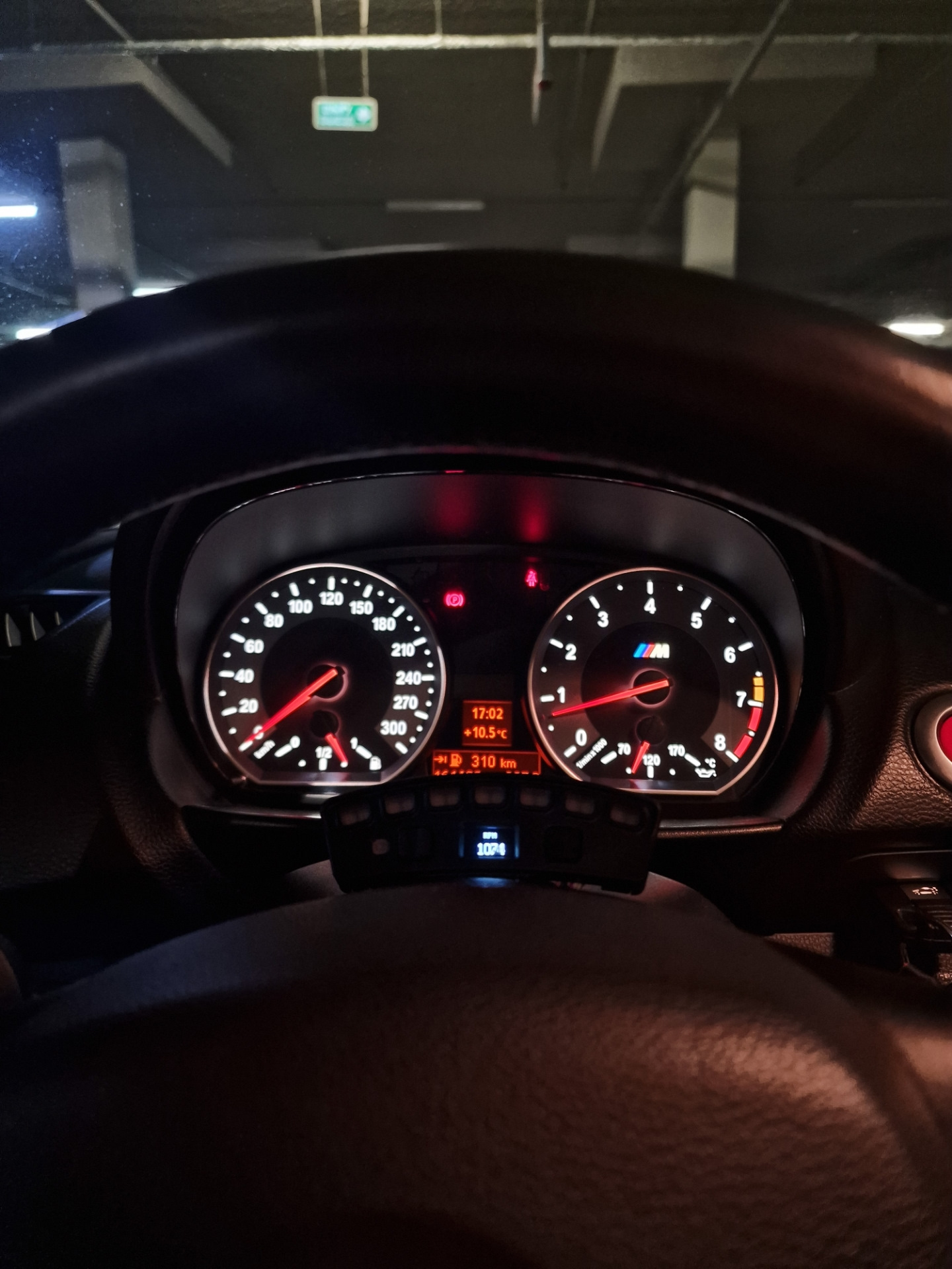 Ecliptech p2 shiftlight indicator — BMW 1 series Coupe (E82), 3 л, 2008 ...