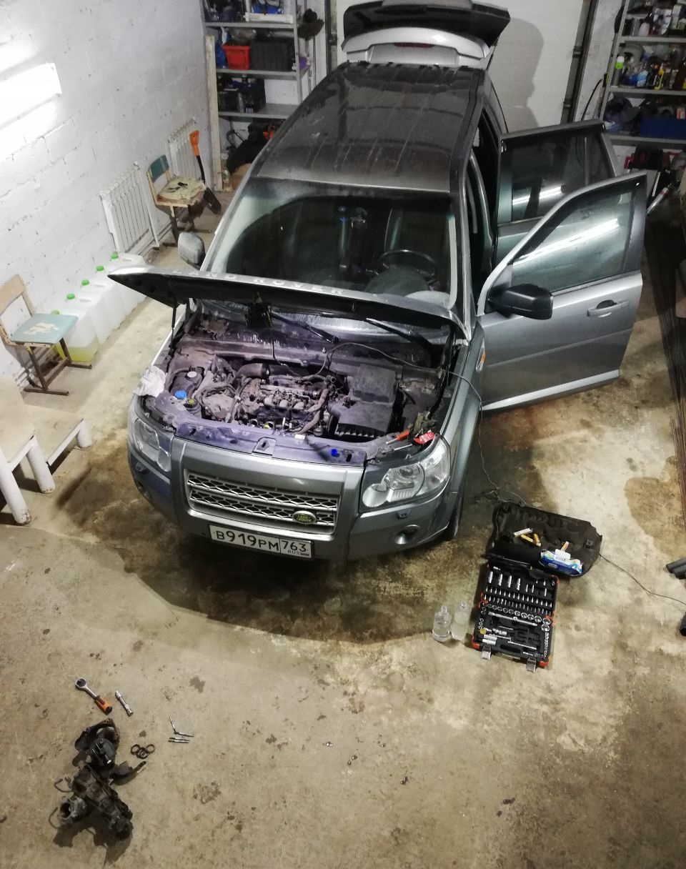 Замена свечей накала 🕯 и удаление вихревых заслонок 🌪 — Land Rover ...