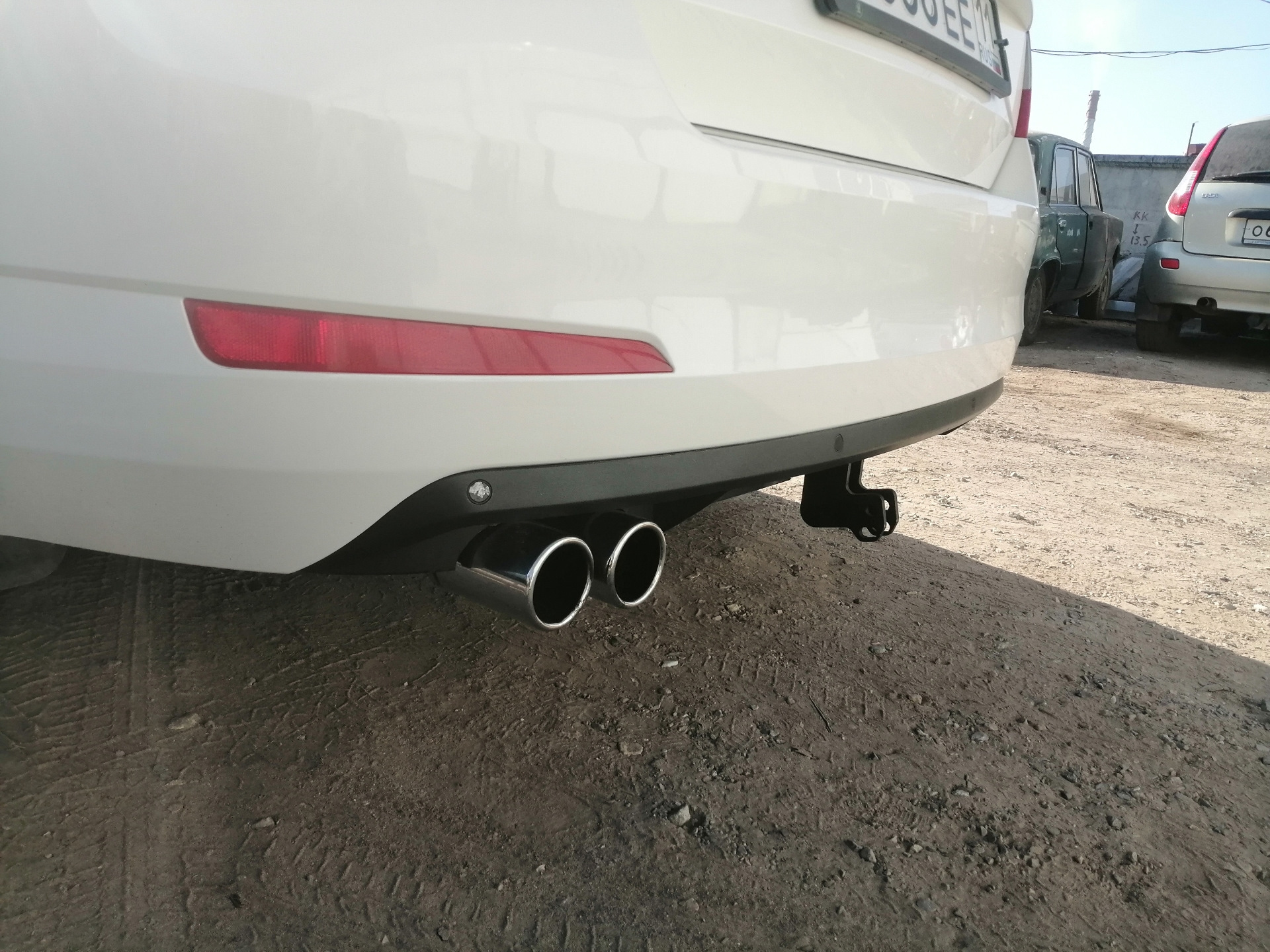 ТО, установка фаркопа Oris — Skoda Octavia A7 Mk3, 1,6 л, 2015 года ...