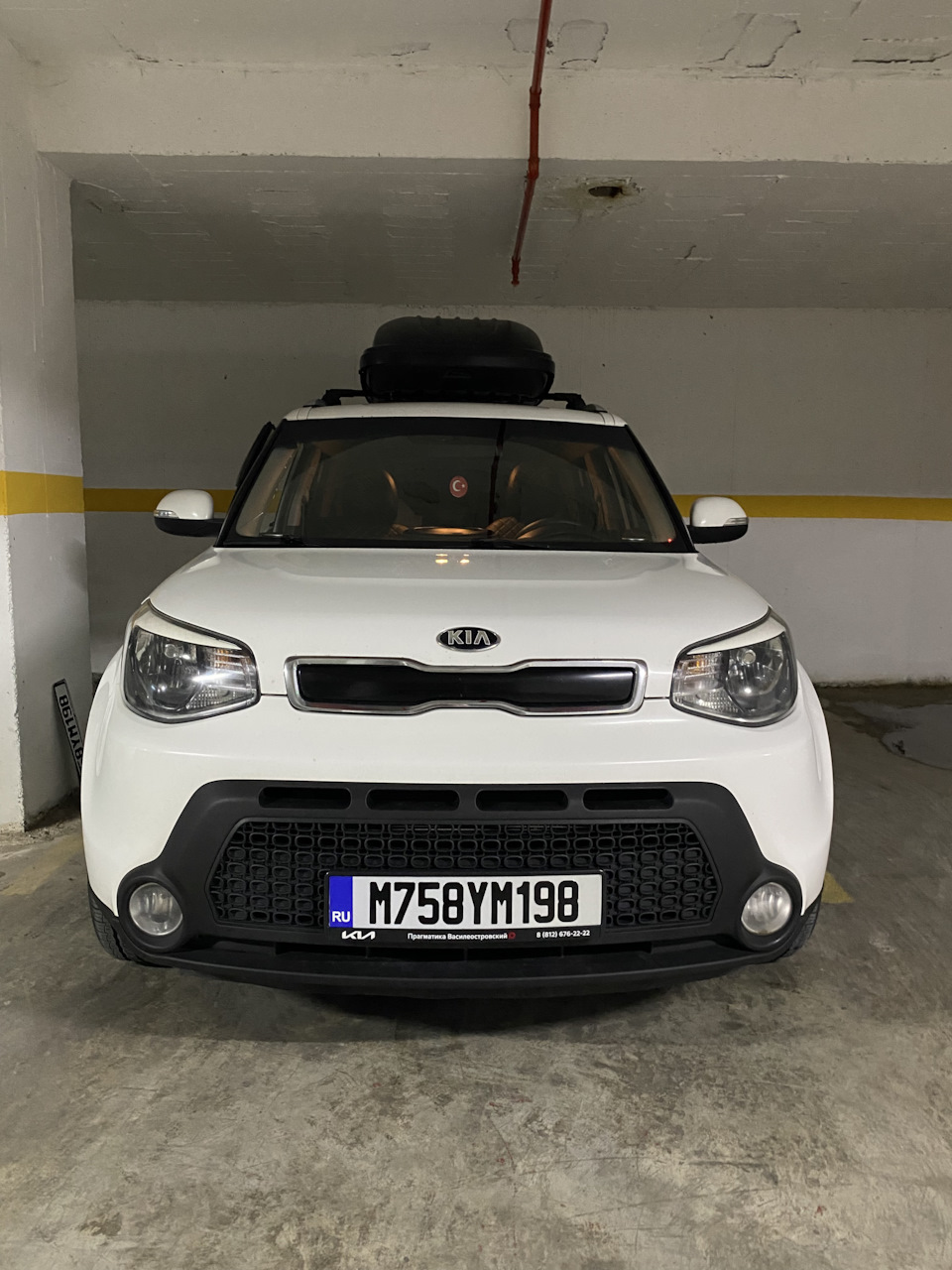 Ставим глянцевые номера — KIA Soul (2G), 1,6 л, 2014 года | стайлинг |  DRIVE2