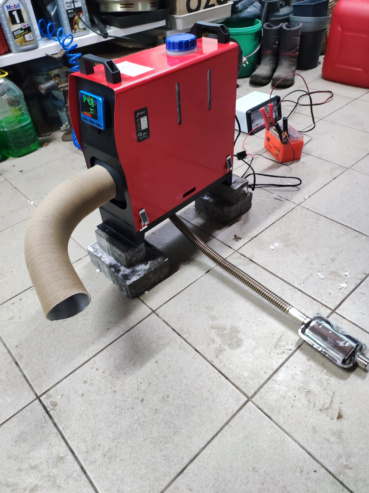 Обогреватель в гараж для машины — Nissan X-Trail II (t31), 2,5 л, 2008 ...