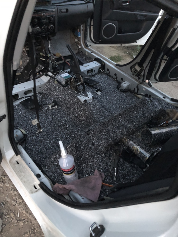 Чем заняться в отпуске… зашумить немного пол — Mazda 3 (1G) BK, 2 л ...