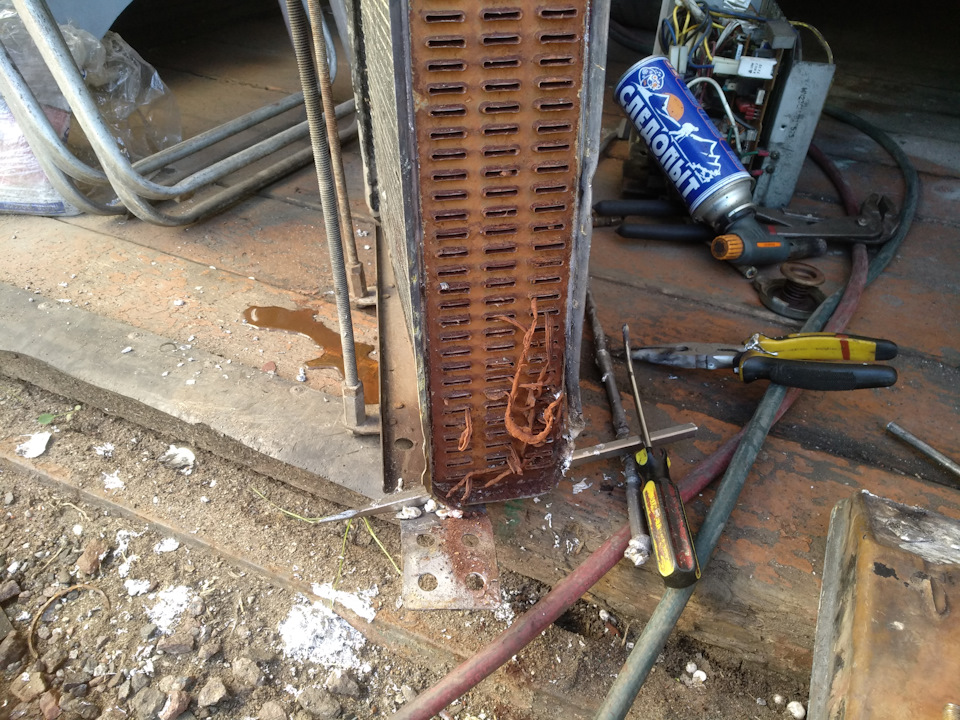 Чистка радиатора глава 2 =) — УАЗ 452, 4,7 л., 1984 года | мойка | DRIVE2