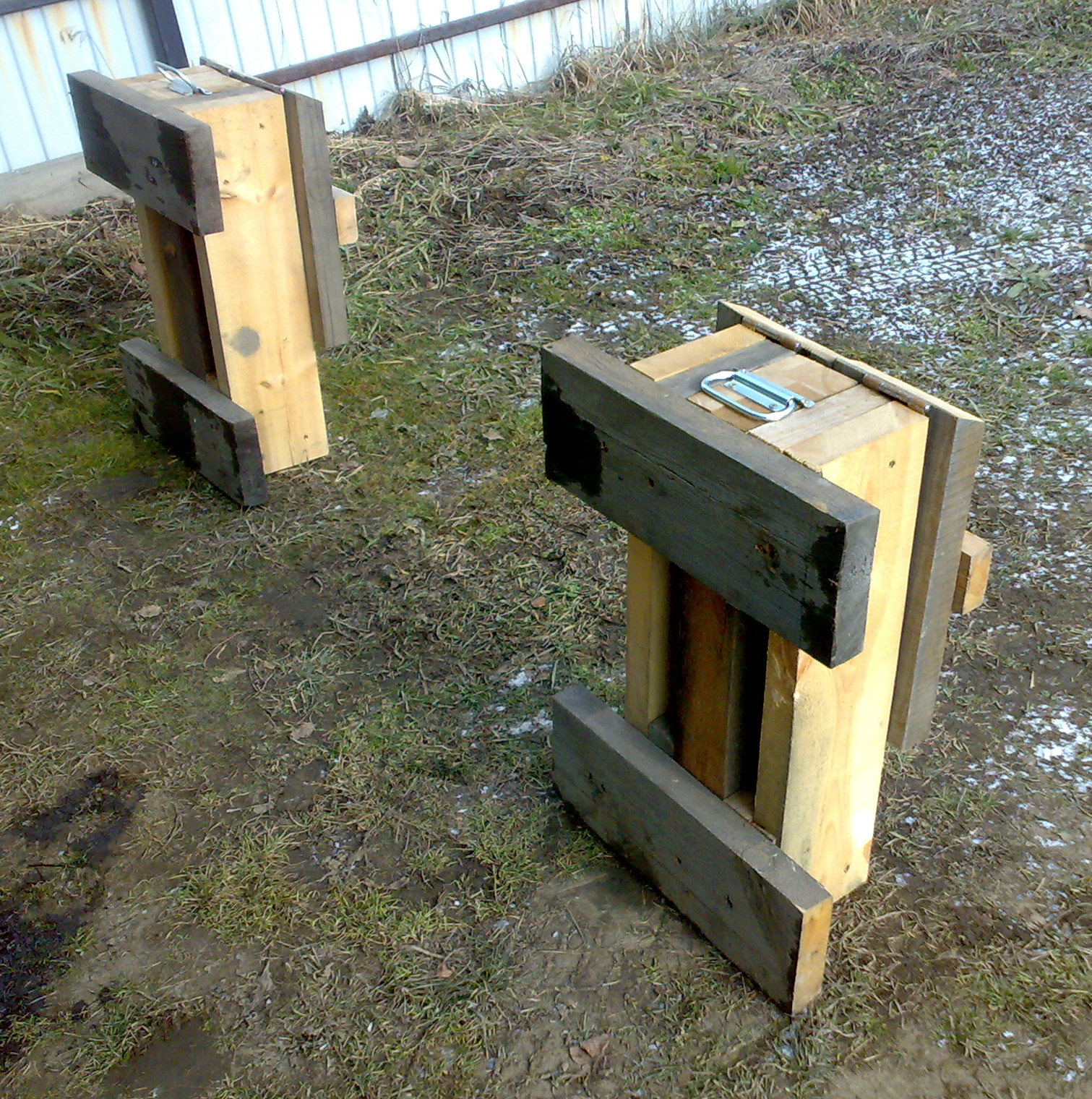 №46. Эстакада из обрезков — Mitsubishi Pajero (2G), 3,5 л, 1994 года ...