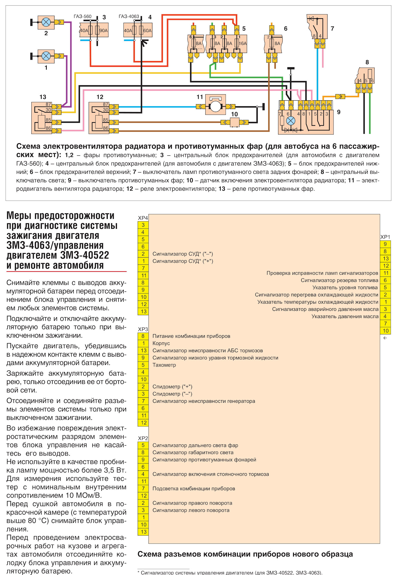 Электрическая схема змз 405 евро 3