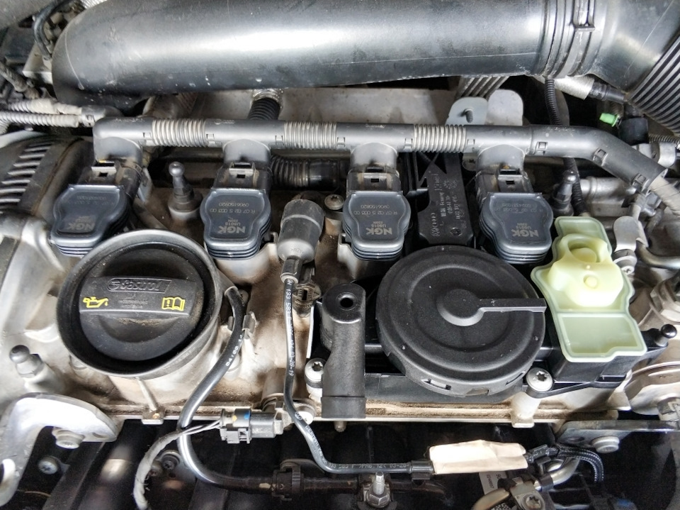 Маслоотделитель — Skoda Superb Mk2, 1,8 л, 2011 года | наблюдение | DRIVE2