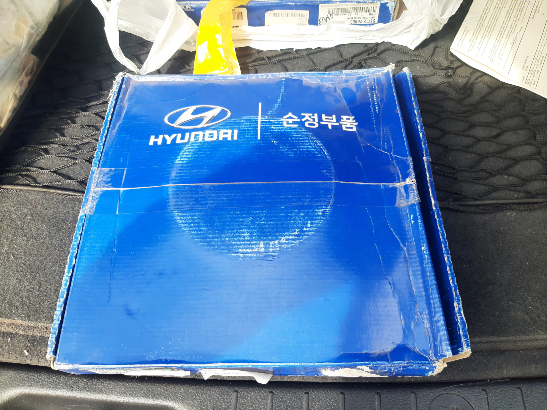 "Дешёвые" оригинальные тормозные диски Hyundai/Kia + колодки Mando ...