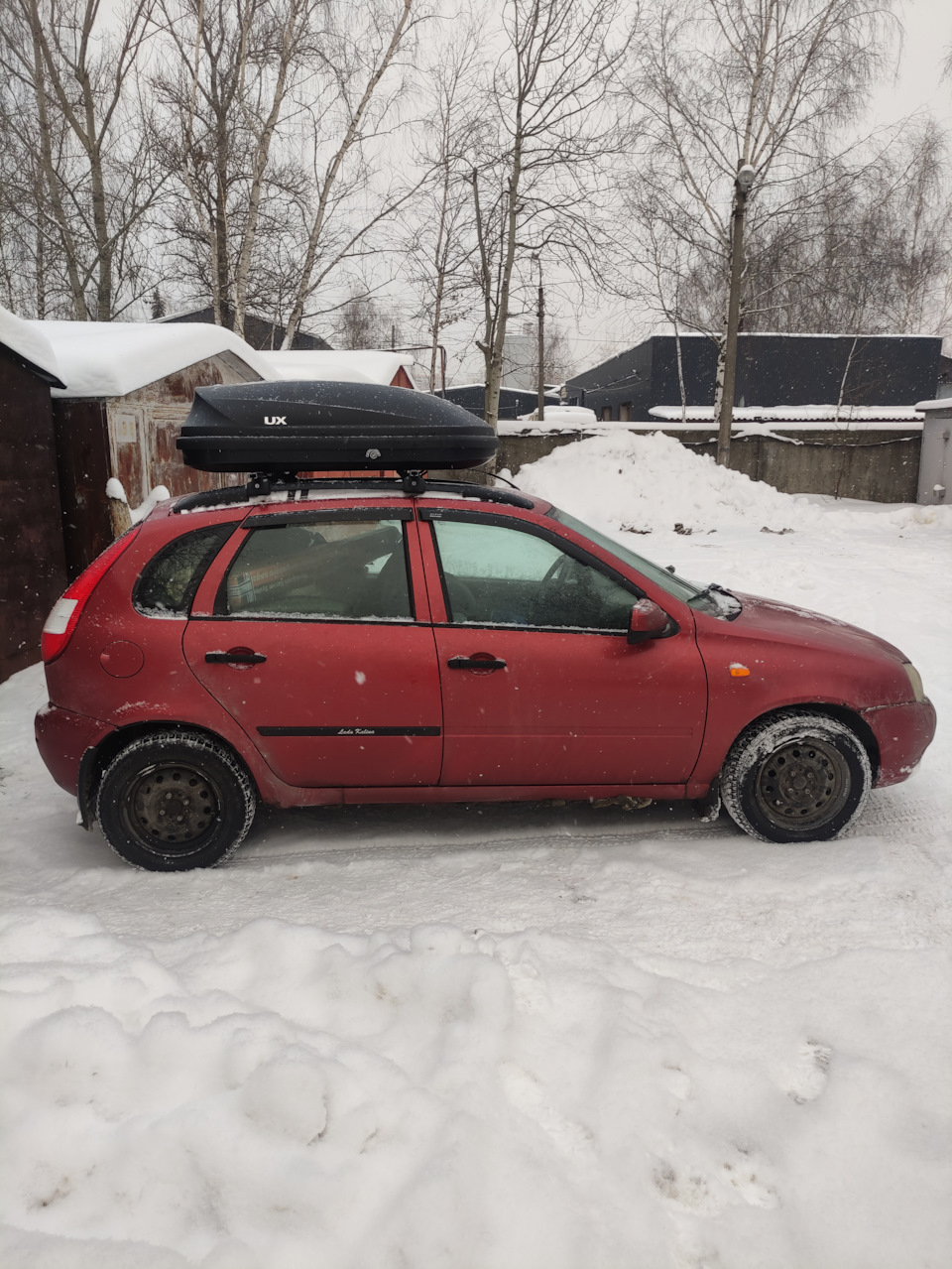 √17. Автобокс LUX — Lada Калина Хэтчбек (1G), 1,6 л, 2011 года ...