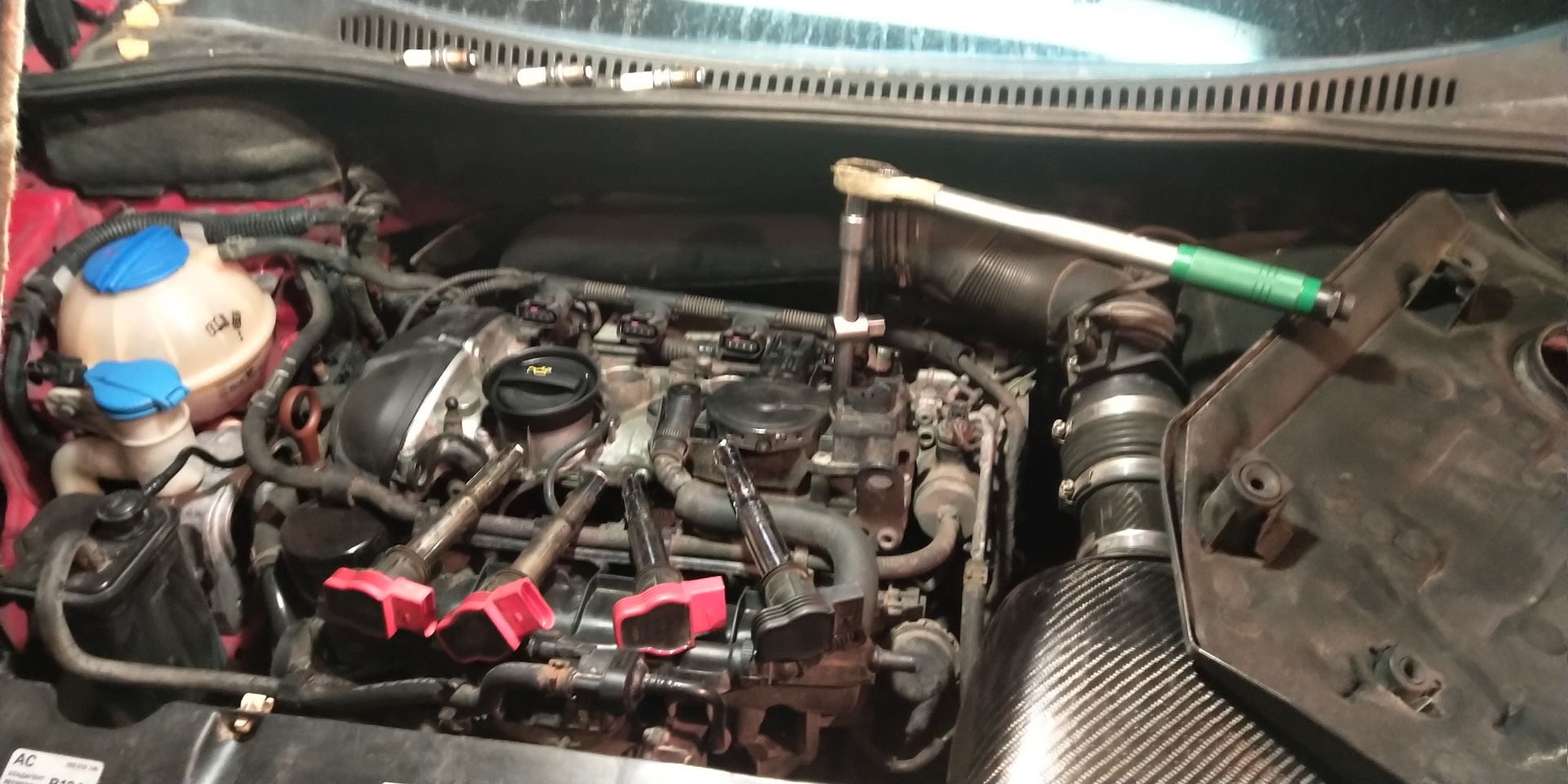 Замена ГРМ 1.6. 16 кл. — LADA Гранта лифтбек, 1,6 л., 2015 года ...