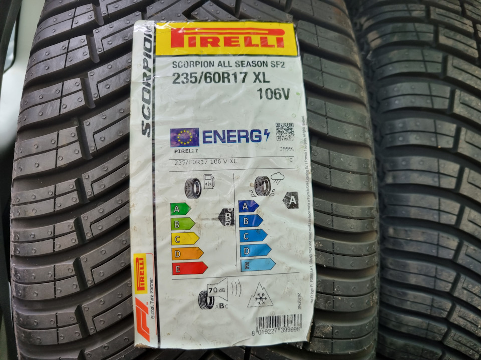 Всесезонка — Pirelli Scorpion All Season SF2 235/60 R17 106V XL ...