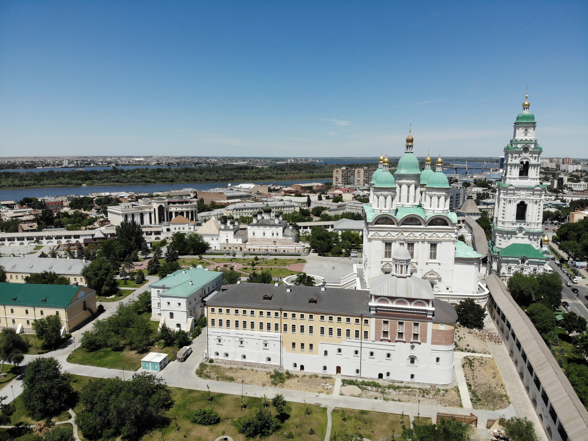 Кремль Астрахань панорама