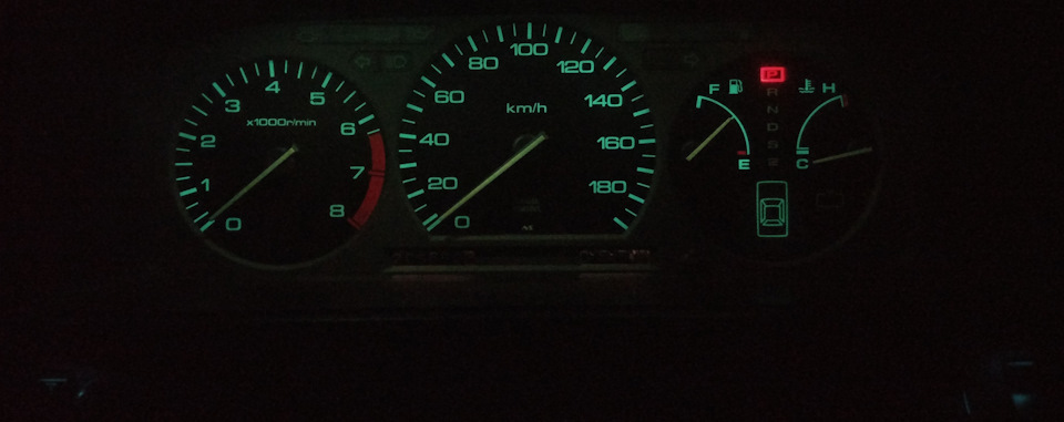 \"Пересвет\" Подсветка панели приборов Honda Prelude BA4 BA5 — Honda ...
