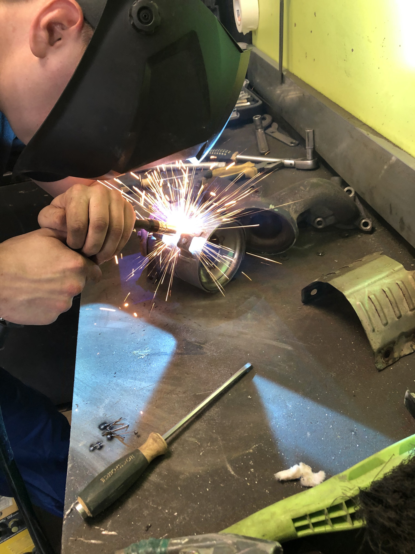 #11 Удаление катализатора. — Hyundai Solaris Hatchback, 1,6 л, 2013 ...