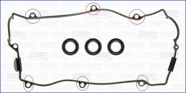 Прокладка клапанной крышки G6BA — Hyundai Sonata IV (EF), 2,7 л, 2005 ...
