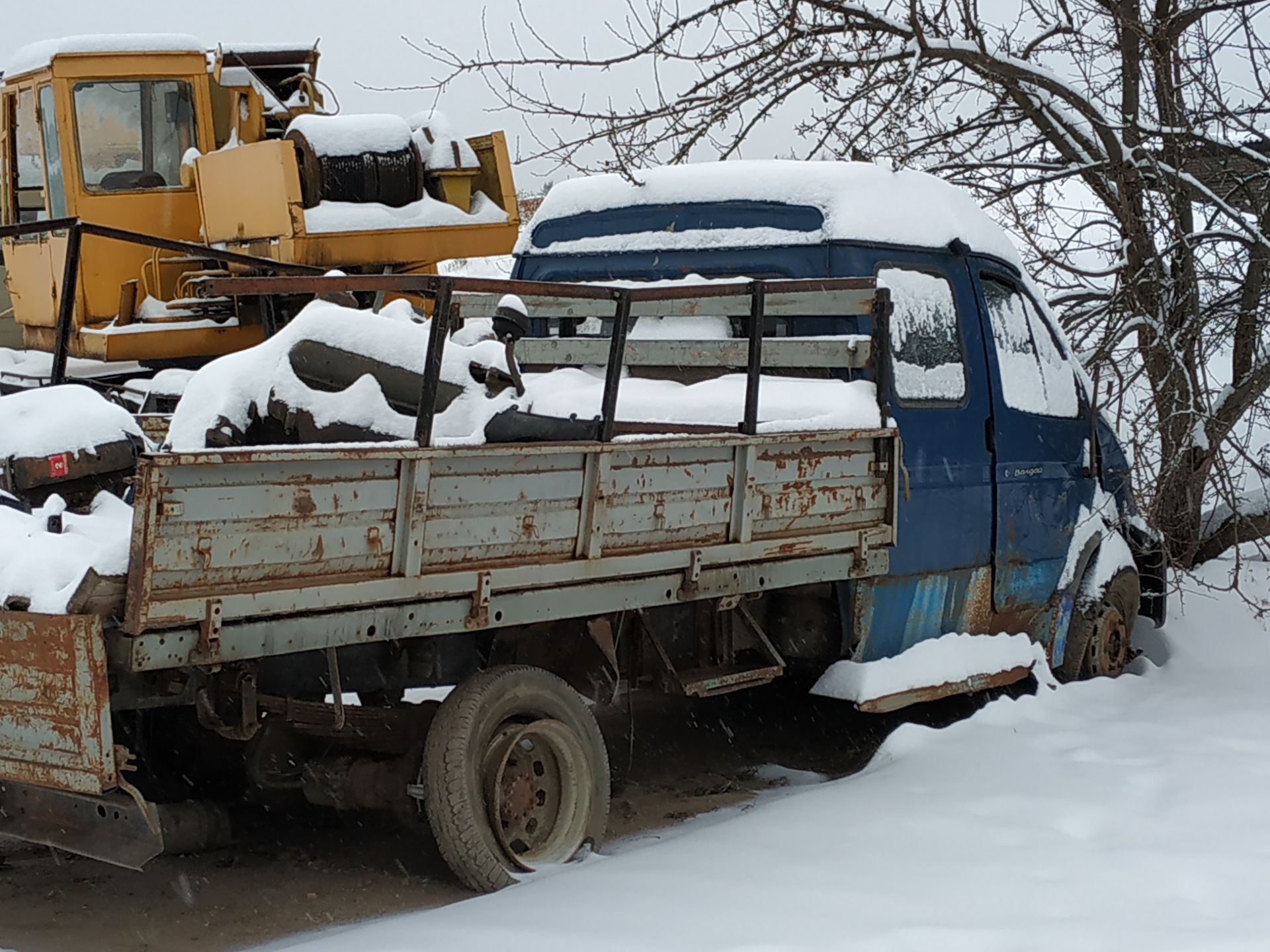 ГАЗ Валдай брошенный