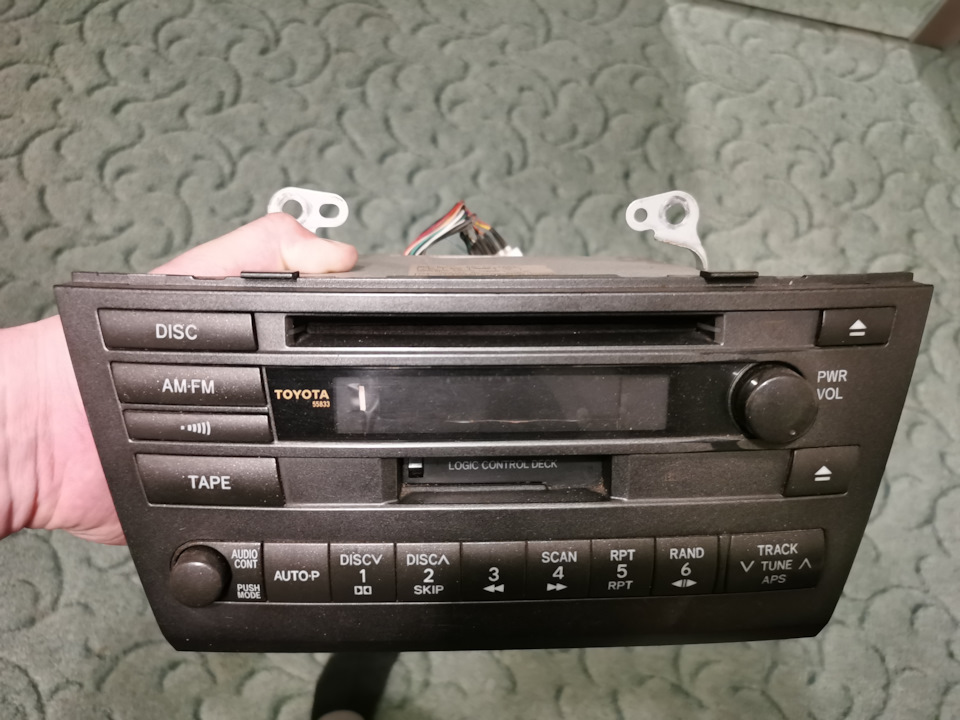 Магнитола:теперь работает штатно. — Toyota Mark II (110), 2,5 л, 2001 ...