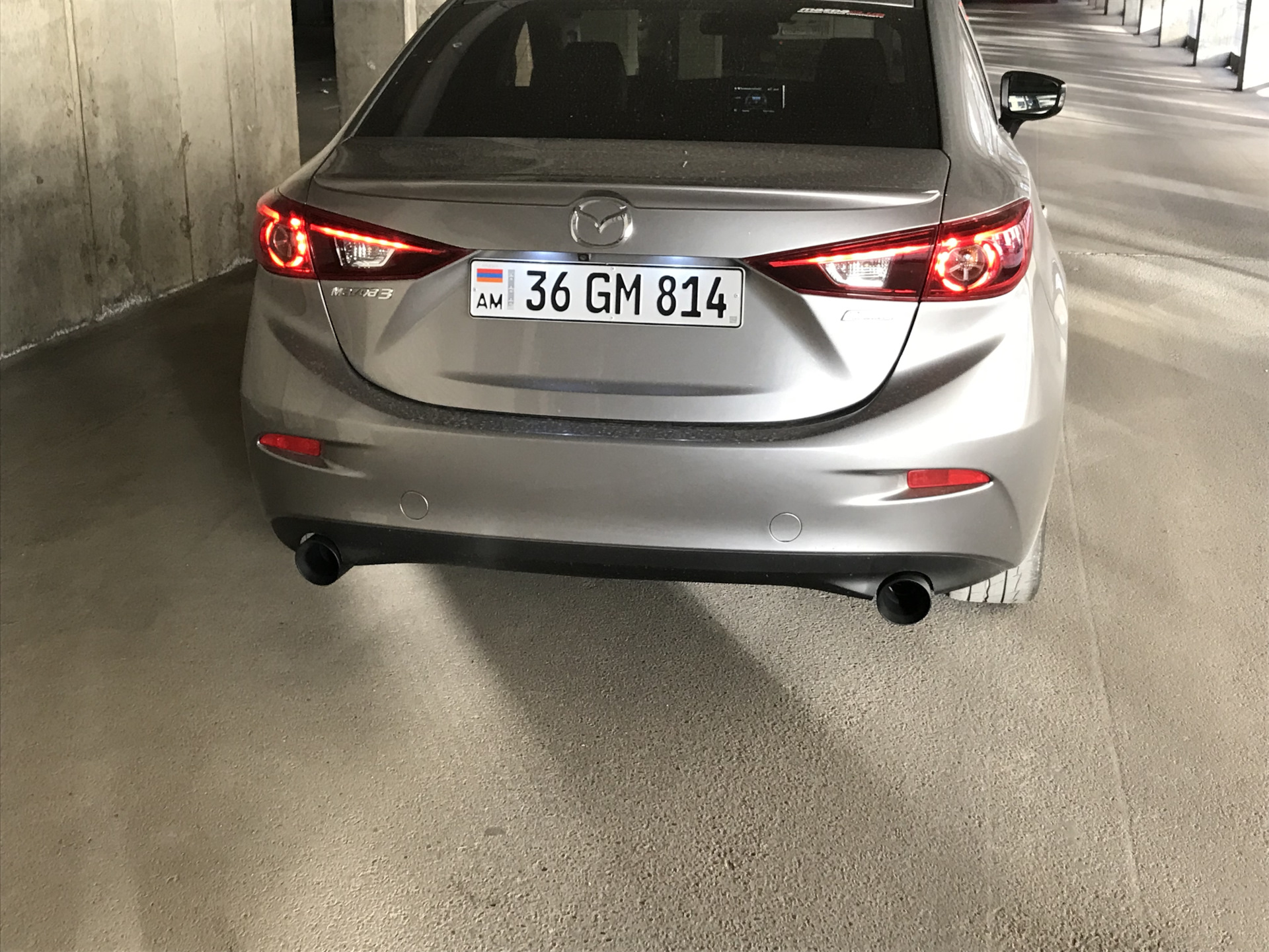 Замена насадок глушителя — Mazda 3 (3G) BM, 2,5 л, 2014 года ...